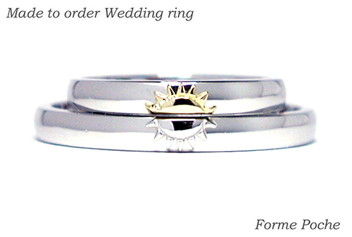 Made to order wedding ring Sun hi151203ｗ985-R1