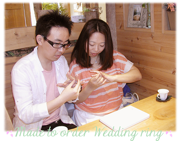 160118w9982-1 Made to order Wedding ring 大阪