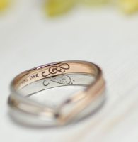 ふたりのLOVEを音楽で彫刻した結婚指輪