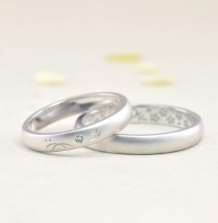 フォルムポッシュオーダーメイド結婚指輪作品＿04_和風な結婚指輪