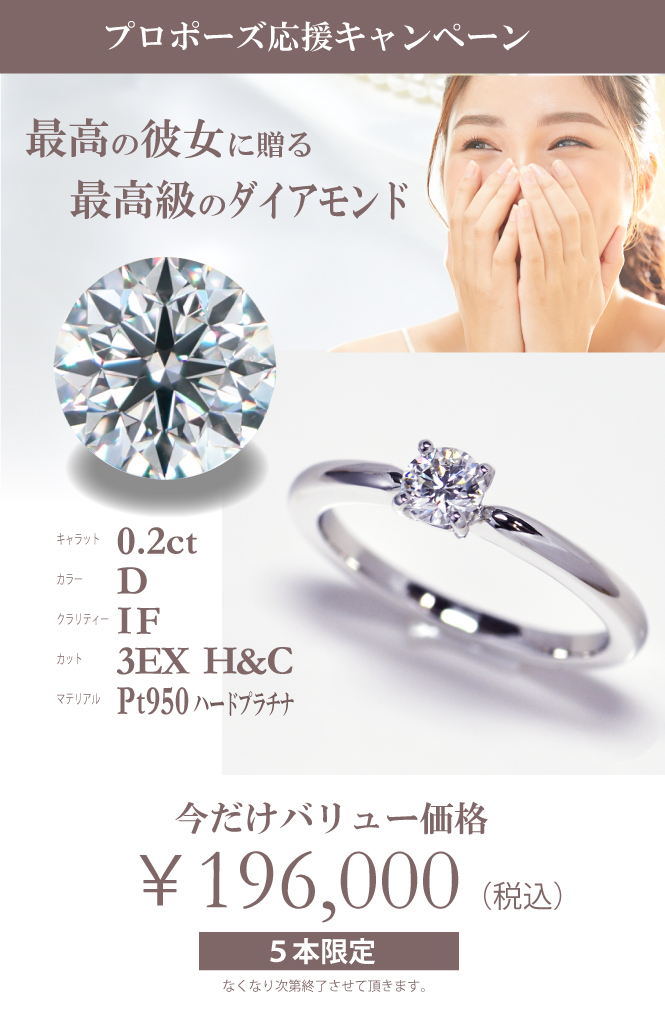 希少品】PT 950プラチナの指輪1カラットのダイヤモンド 10-
